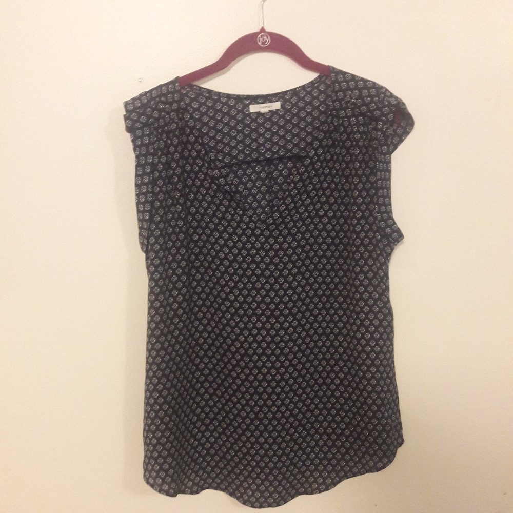 Navy blue blouse